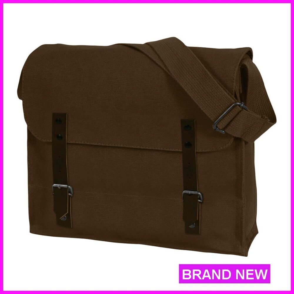Durable Canvas Messenger Bag Crossbody Shoulder Satchel for Everyday Essentials